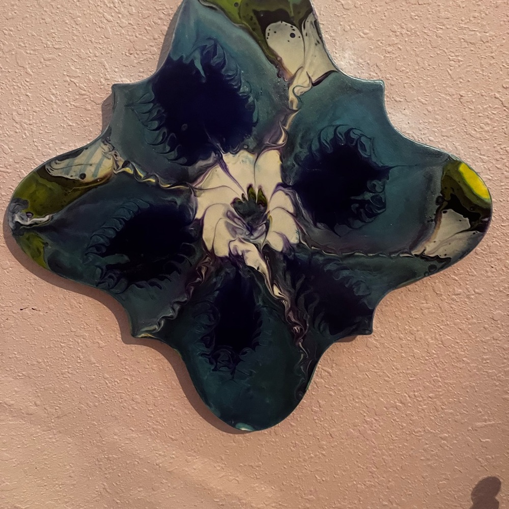 Acrylic pour painting